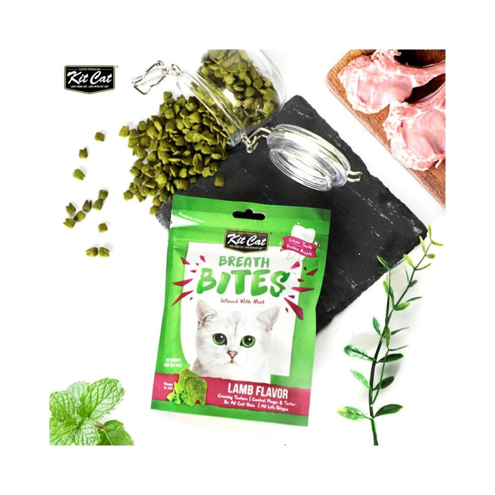Buy Kit Cat Breath Bites Lamb Cat Treats | Petz.ae