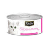 Kit Cat Chicken & Prawn Cat Wet Food no added colours or preservatives. Support a healthy lifestyle, reducing risk of kidney stones and urinary tract infection.