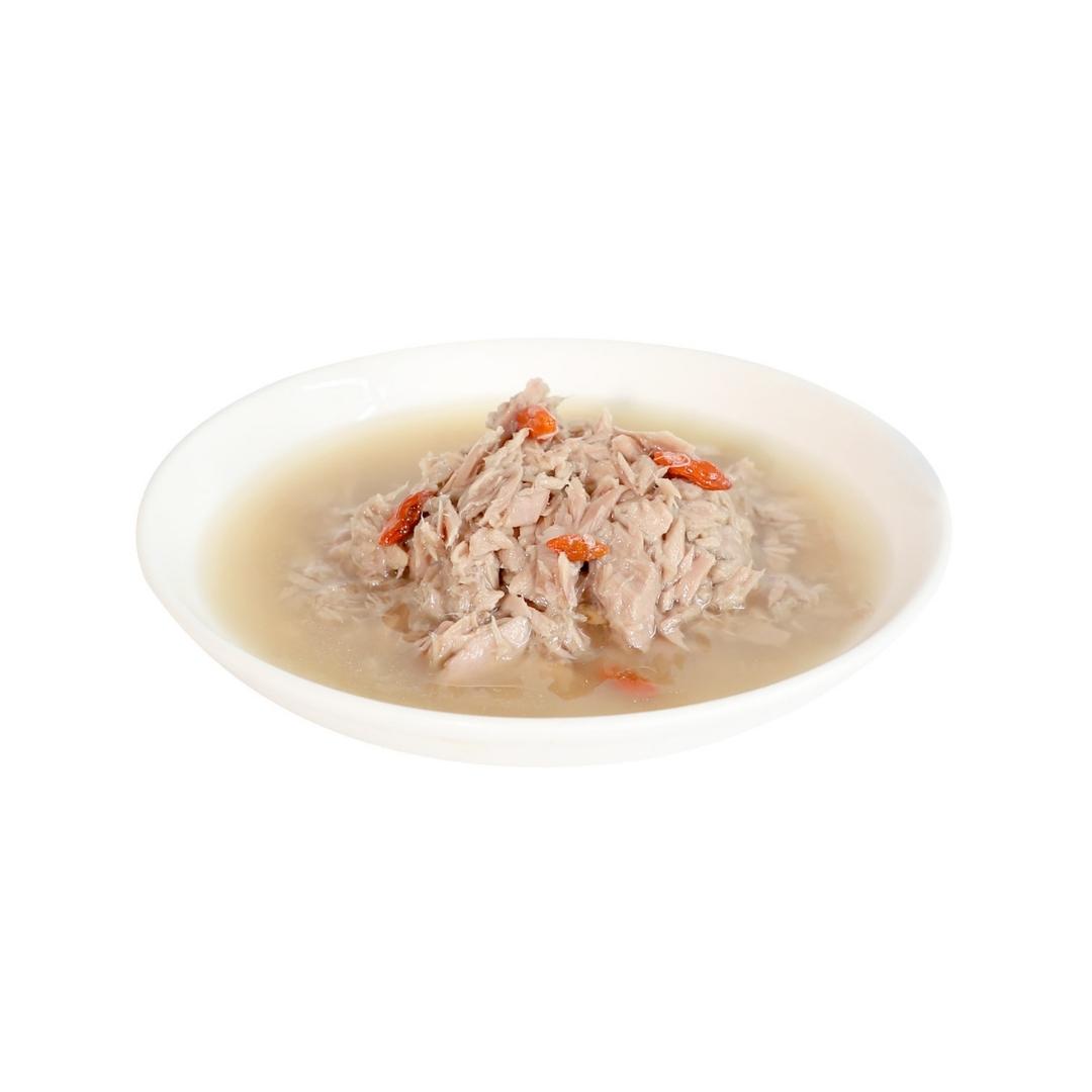 Kit Cat Complete Cuisine Tuna and Goji Berry in Broth 150g is a holistic cat food perfect for fussy eaters of all life stages Full. 