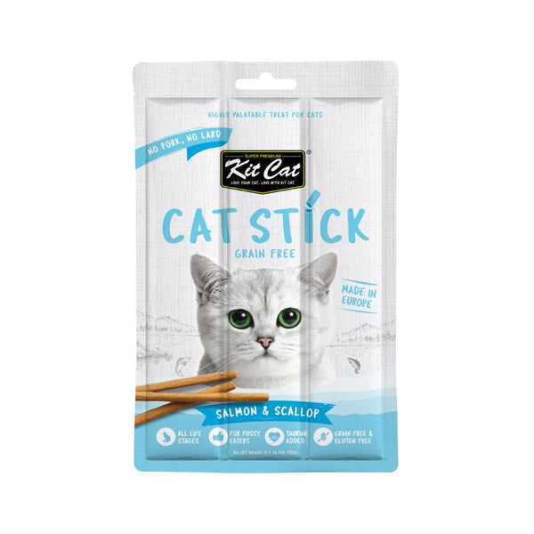 Buy Kit Cat Stick Salmon & Scallop Cat Treats | Petz.ae