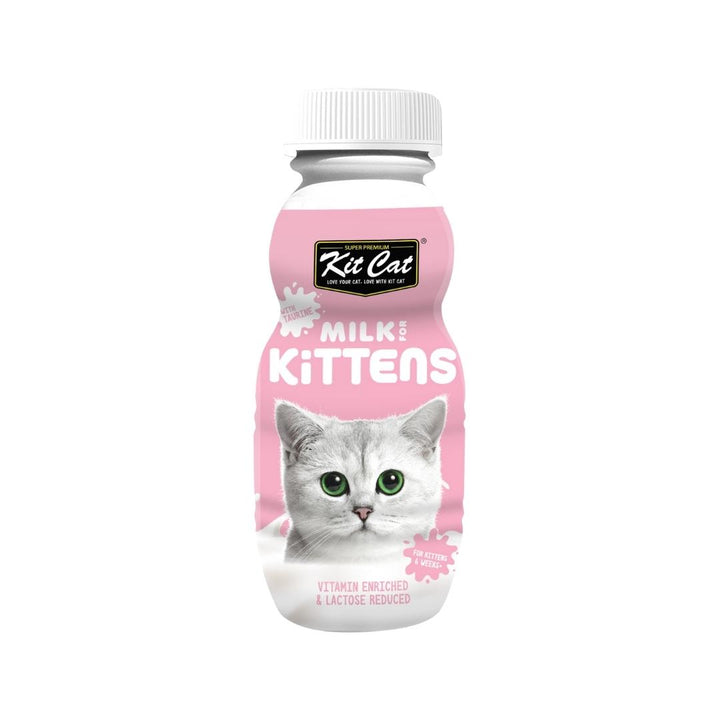Introduce your kittens to Kit Cat's 100% Natural Milk, thoughtfully crafted by our nutritionists with carefully selected ingredients.