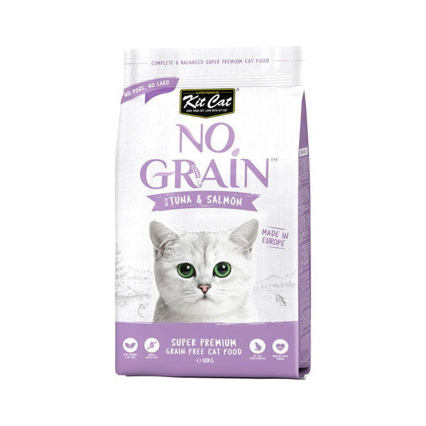 Choose Kit Cat No Grain Super Premium Cat Dry Food for a nourishing and satisfying meal for your feline companion. Order now to provide the best for your cat's health and happiness.