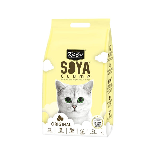 Kit Cat Soya Clump Soybean Cat Litter Original 7L Petz.ae Dubai pet Store