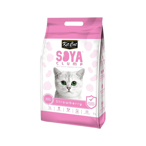 Choose Kit Cat Soya Clump Strawberry Cat Litter – where sustainability meets top-notch performance for your cherished feline companion.