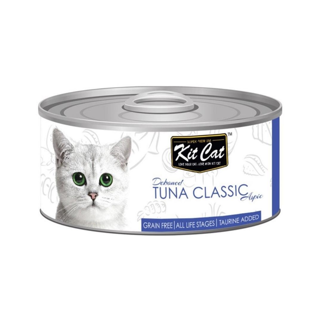 Kit Cat Tuna Classic Cat Wet Food - Premium Grain-Free Nutrition, 80g