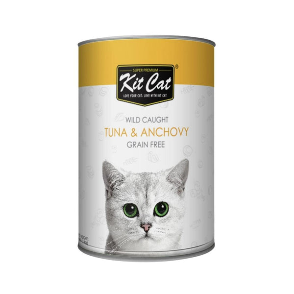 Elevate your cat's culinary experience with Kit Cat Wild Caught Tuna & Anchovy – where each meal is a symphony of flavors designed to keep your cat healthy, happy, and satisfied.