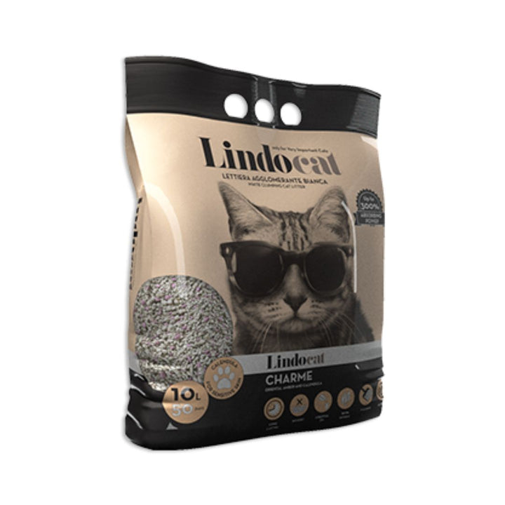 LindoCat Charme is a first-class performance clumping cat litter. it has excellent clumping, absorption, and odor retention properties.