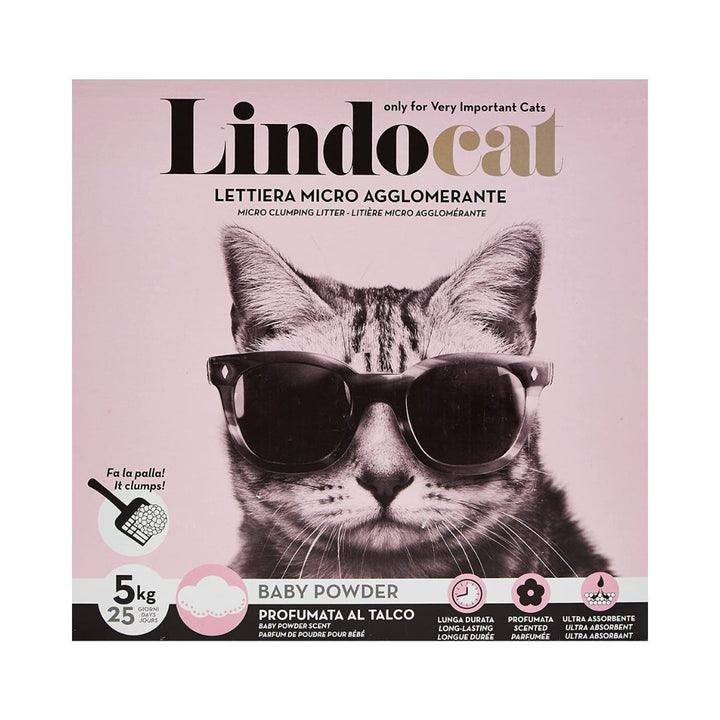 LindoCat Baby Powder is a cat litter made of 100% fine-grained bentonite; the reduced size of the granules makes for fast clumping and the formation of small.