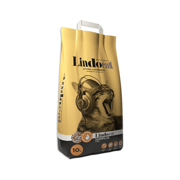 LindoCat Saniplus is a cat litter made of 100% urasite, a natural clay with enhanced liquid and odor absorption properties.