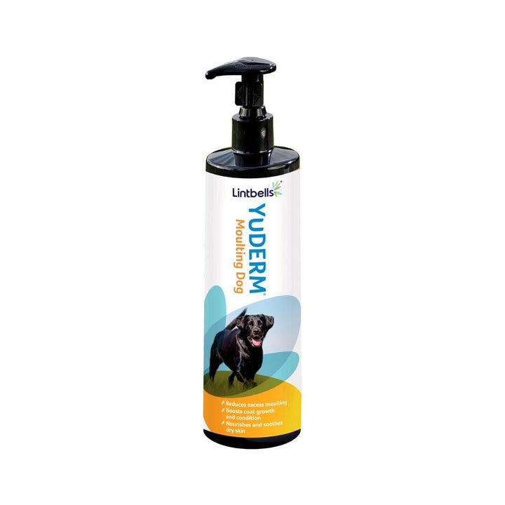 Lintbells YuDERM Moulting Dog Coat and Skin Supplement 500ml Petz.ae