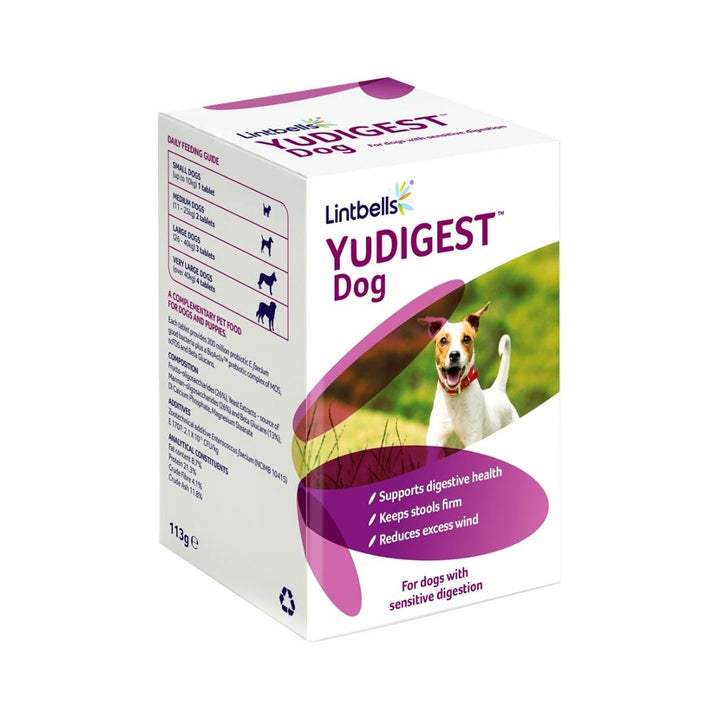 Lintbells YuDIGEST Dog Support Digestive Health 120 Tablets Petz.ae