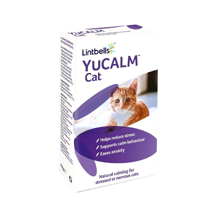 Lintbells YuCalm Cat 30 Capsules Help Support the Stressed Cat Petz.ae