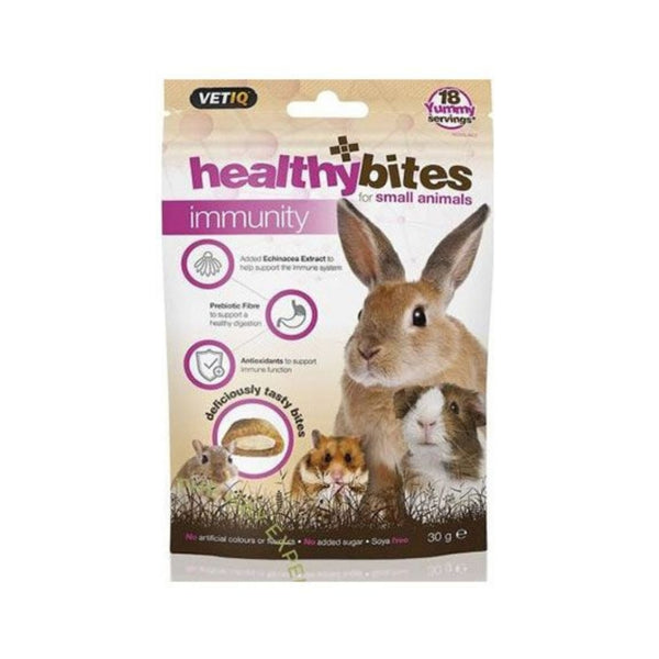 Discover the delectable world of M&C Healthy Bites Immunity Care for Small Animals - a tasty blend of a dry outer shell and a nutritious cream-filled center.