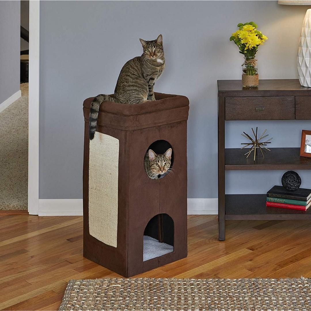 MidWest Curious Cat Cube Condo Petz.ae UAE