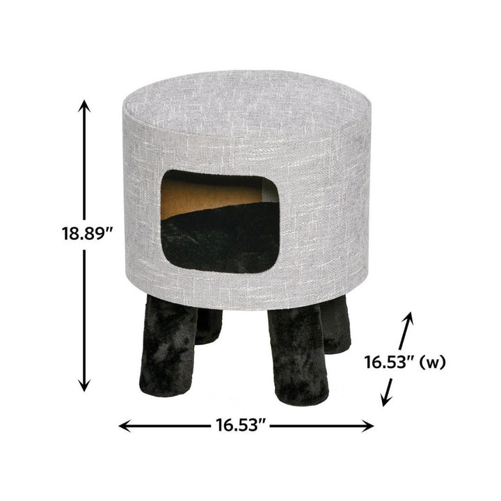 MidWest Feline Nuvo Stella Cat Condo - Stylish and Comfortable Cat Furniture - Size