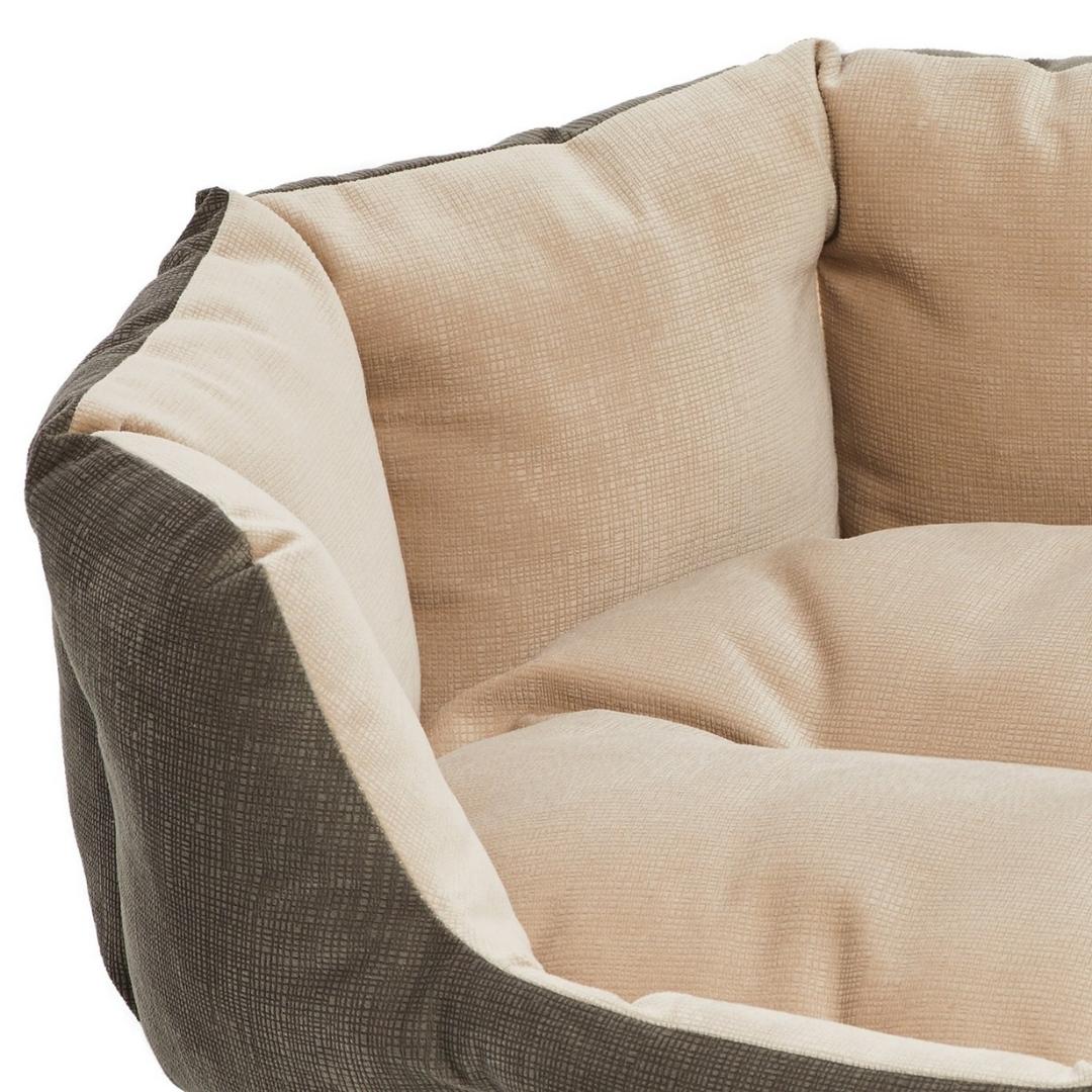 MidWest Quiet Time Deluxe Gray Tulip Pet Bed