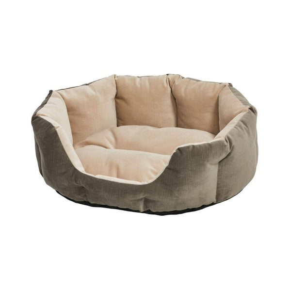 MidWest Quiet Time Deluxe Gray Tulip Pet Bed