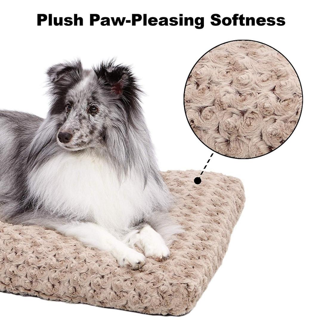 MidWest Quiet Time Deluxe Ombre Swirl Taupe to Mocha Pet Bed Petz.ae UAE