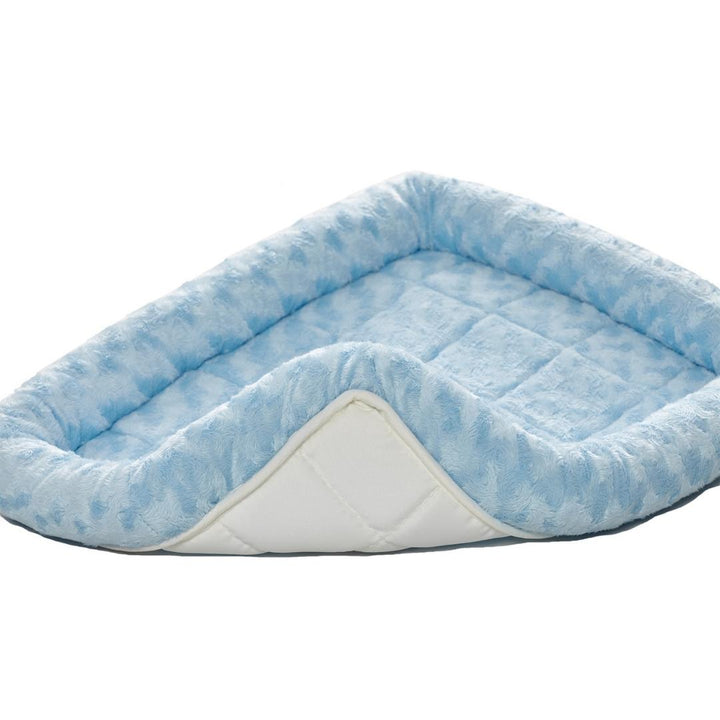 MidWest Quiet Time Deluxe Powder Blue Bolster Bed Petz.ae 2