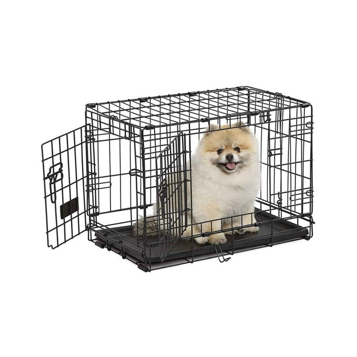 Size 22 MidWest Dog Crate Life Stages Double Door Petz.ae