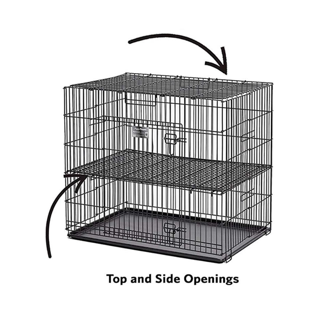 Midwest Puppy Playpen 1/2 Floor Grid Black Cage