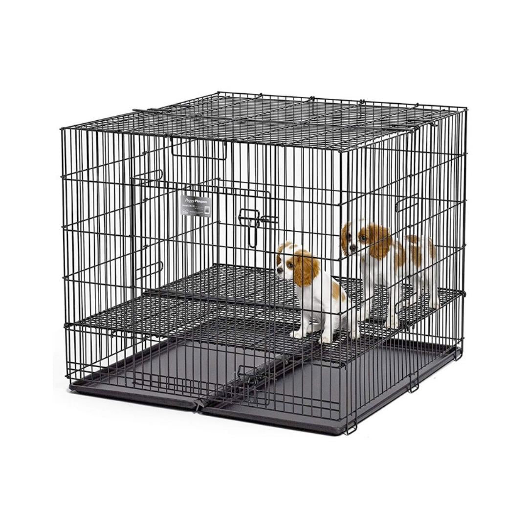 Midwest Puppy Playpen 1/2 Floor Grid Black 24inch Petz.aeMidwest Puppy Playpen 1/2 Floor Grid Black 36inch Petz.ae