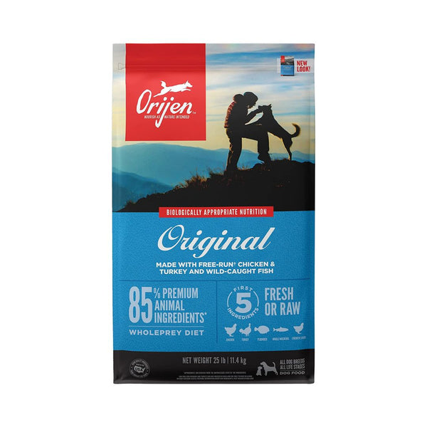 Orijen Original Dog Dry Food all dogs possess the biological need for a diet that’s rich and varied in meats and rich in protein.