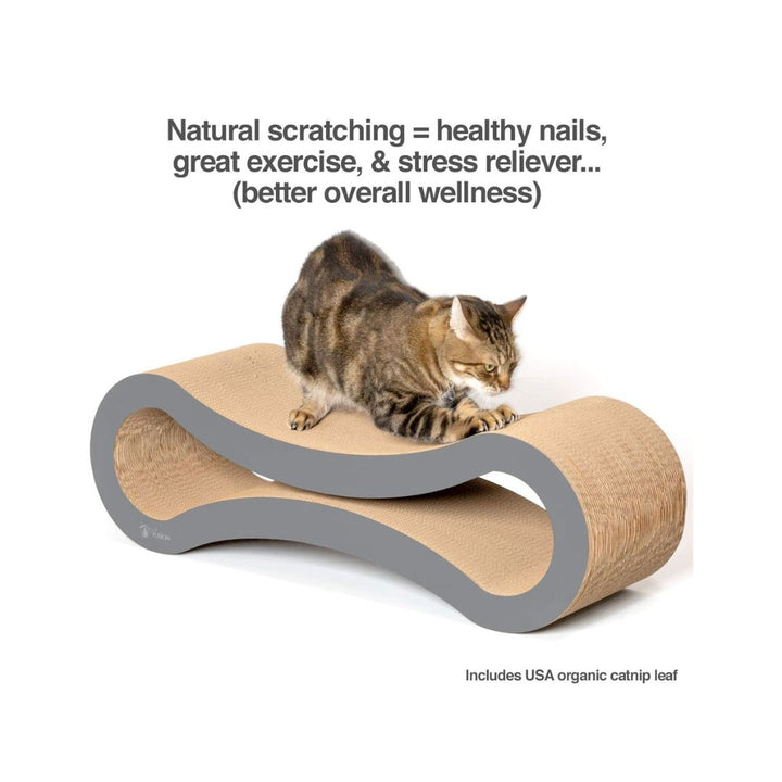 PetFusion’s Cat Scratcher Lounge serves double duty as both a cat scratcher and a lounge that promises to keep your finicky companions coming back for more.