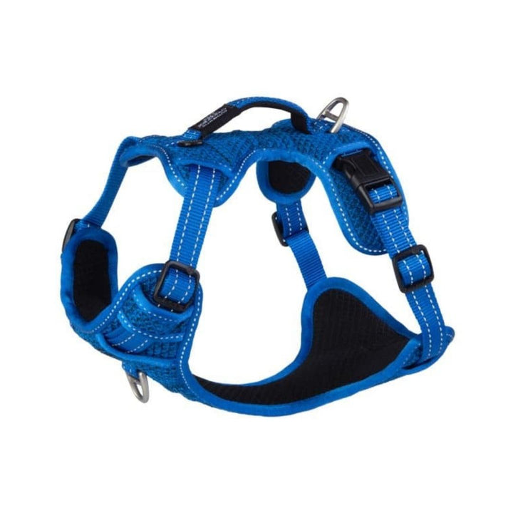 The Rogz Utility Explore Harness is designed to keep your canine companion cozy while offering you added control Blue. 