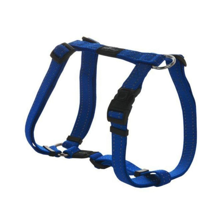 Rogz Utility Reflective Stitching Blue Dog Harness Petz.ae Dubai Pet Store