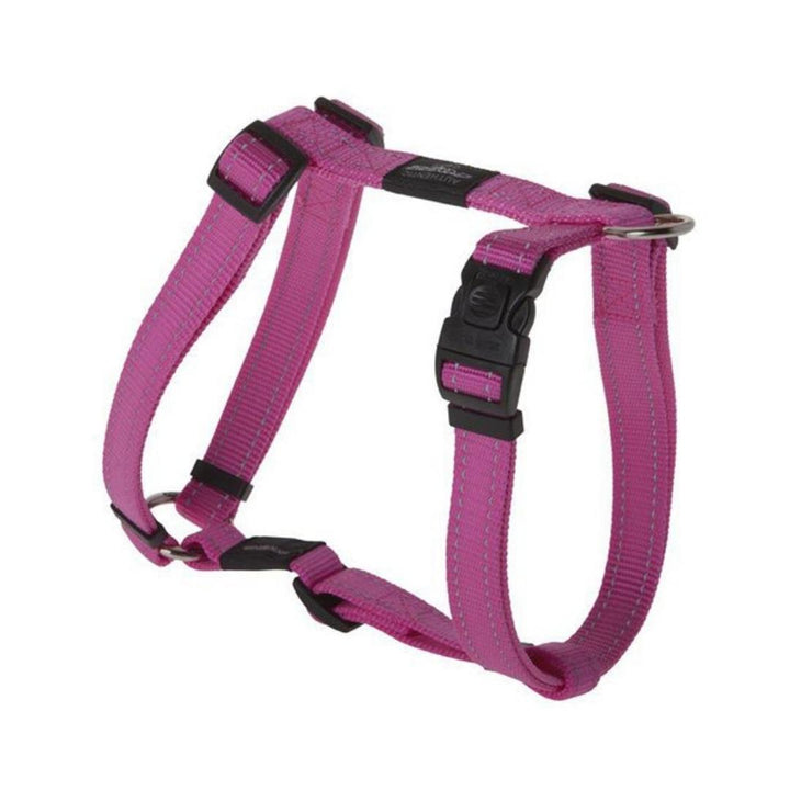 Rogz Utility Reflective Stitching Pink Dog Harness Petz.ae Dubai Pet Store