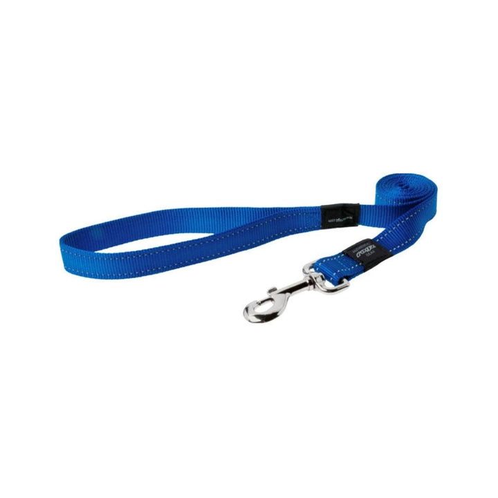 Rogz Utility Reflective Stitching Dog Lead Blue Petz.ae Dubai Pet Store