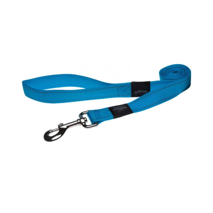 Rogz Utility Reflective Stitching Dog Lead Turqoise Petz.ae Dubai Pet Store