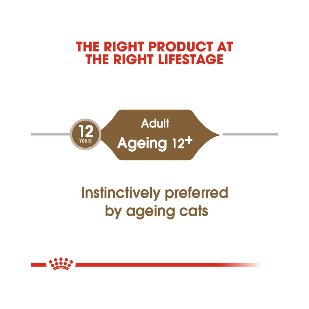 Royal Canin Ageing 12+ Gravy Wet Cat Food Complete feed for senior cats over 12 years old (thin slices in gravy) 4.Royal Canin Ageing 12+ Gravy Wet Cat Food Complete feed for senior cats over 12 years old (thin slices in gravy) 5.