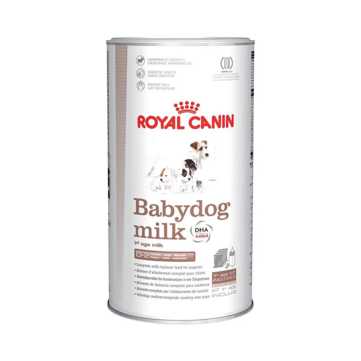 Elevate your puppy's early nutrition with Royal Canin Babydog Milk, a comprehensive milk replacer feed designed to cater to the needs of puppies from birth to weaning (0-2 months). 