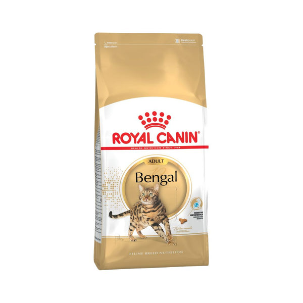 Royal Canin Bengal Adult Cat Dry Food - 2kg front pack.