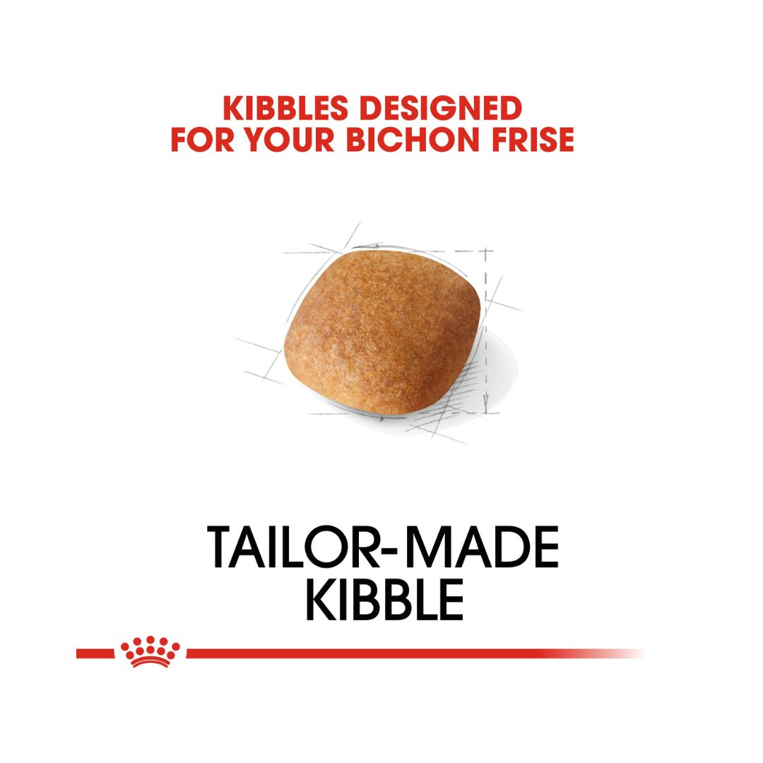 Royal Canin Bichon Frise Adult Dog Dry Food, 1.5kg - Kibble Size.