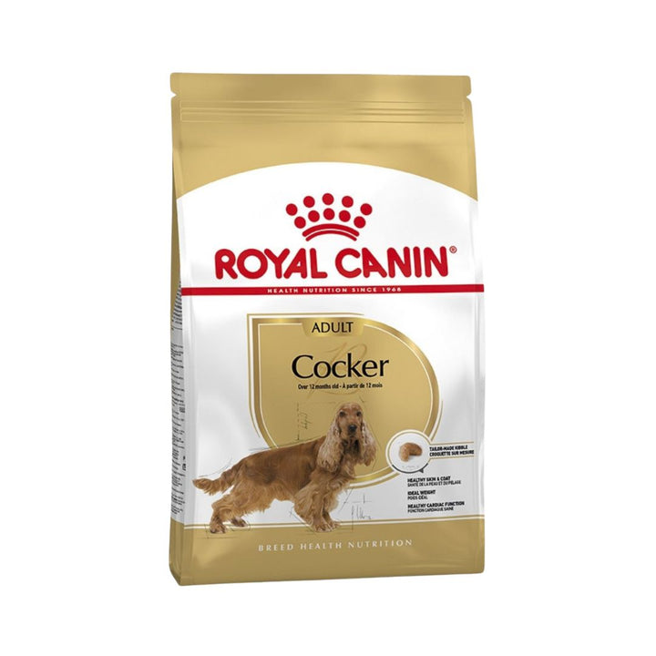 Royal Canin Cocker Spaniel food has been developed to help support their skin and coat health and cardiac muscle health.