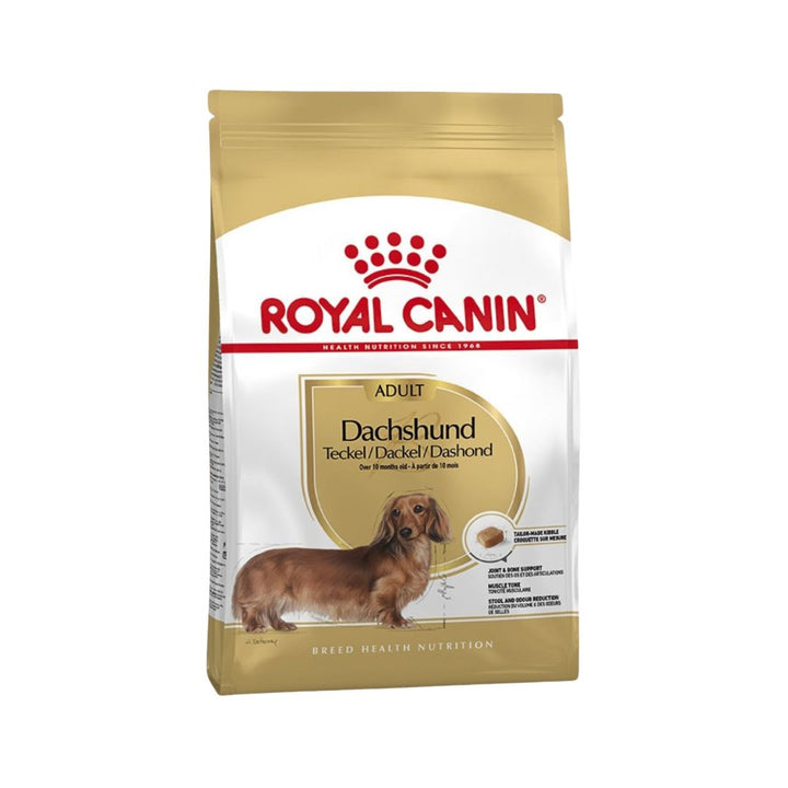 Royal Canin Dachshund Adult Dry Food, 1.5kg pack.