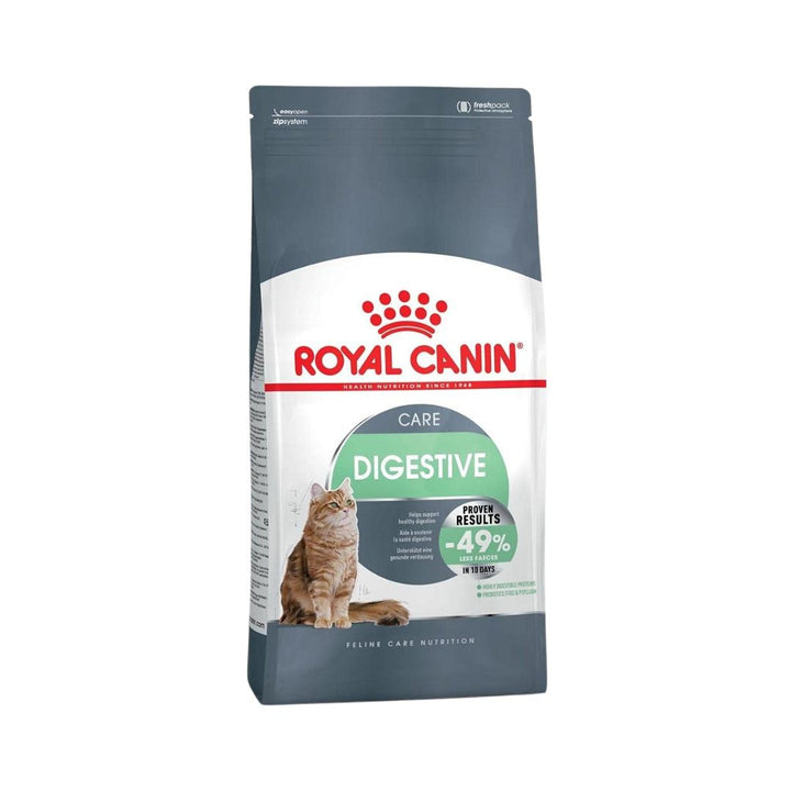 Royal Canin Digestive Care Adult Dry Cat Food - 2kg front pack.
