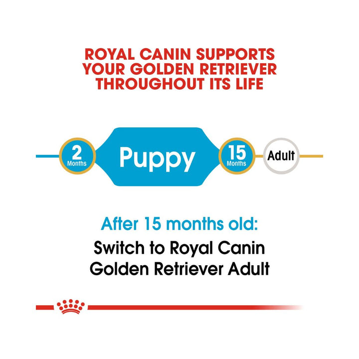 Royal Canin Golden Retriever Puppy Dry Food Complete feed for dogs - Especially for Golden Retriever puppies - Up to 15 months old 2.