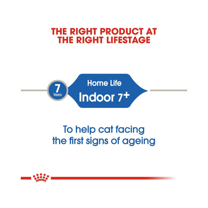 Royal Canin Home Life Indoor 7+ Dry Cat Food Balanced and complete feed for cats - Especially for mature cats aged 7 or over living indoors 2.