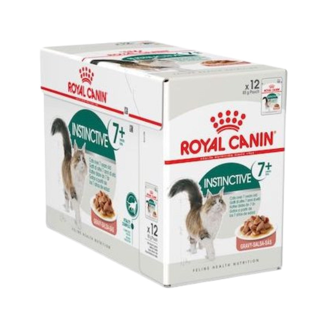 Royal Canin Instinctive 7+ Gravy Adult Wet Cat Food - Full Box 