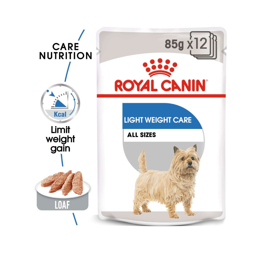 Royal Canin Light Weight Care Dog Wet Food - Wet food for adult dogs with weight management needs. Food Nutrition 