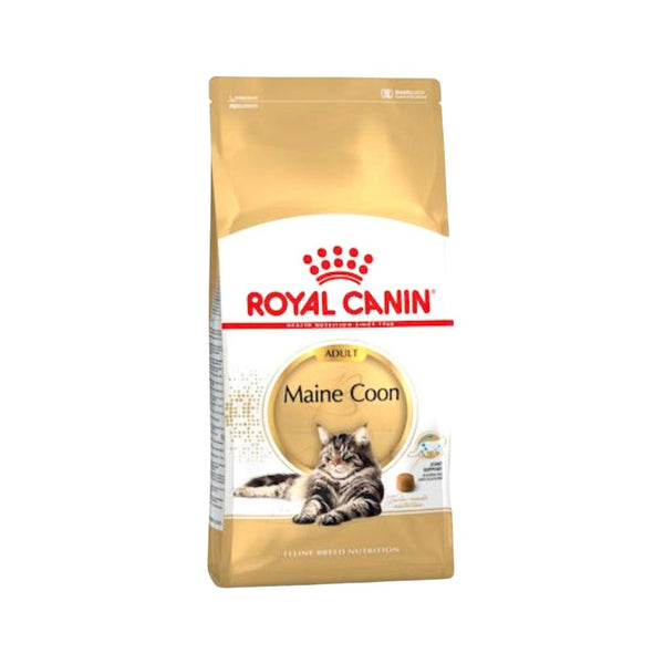 ROYAL CANIN® Maine Coon Adult Cat Dry Food - Tailored nutrition for Maine Coon cats. Supports joint, dental, urinary, and cardiac health. Front Bag
