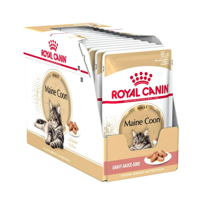 Royal Canin Maine Coon Gravy Cat Wet Food - Full Box 