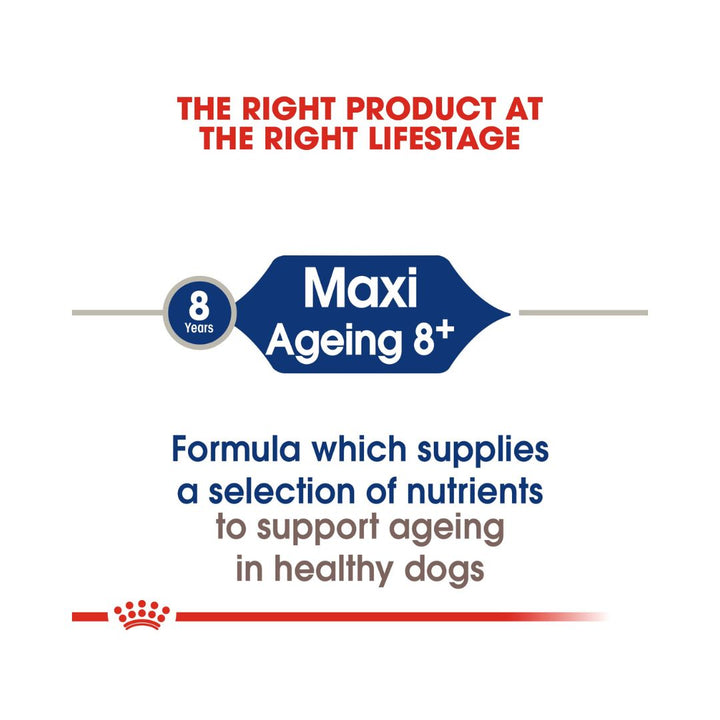 Royal Canin Maxi Ageing 8+ Dog Dry Food Complete feed for large senior dogs 26 to 44 kg over 8 years old 3.