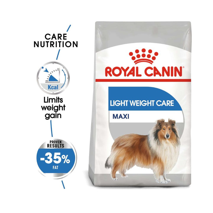 Royal Canin Maxi Light Weight Care Dog dry Food Complete feed for adult dogs and mature large breed dogs from 26 to 44 kg and over 15 months old, For dogs with a tendency to gain weight 2.