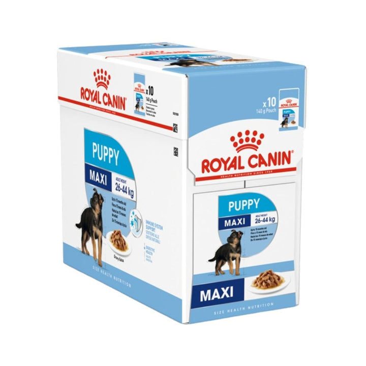 Royal Canin Maxi Puppy Gravy Wet Food Complete feed for puppies from 26 to 44 kg Up to 15 months old 3.