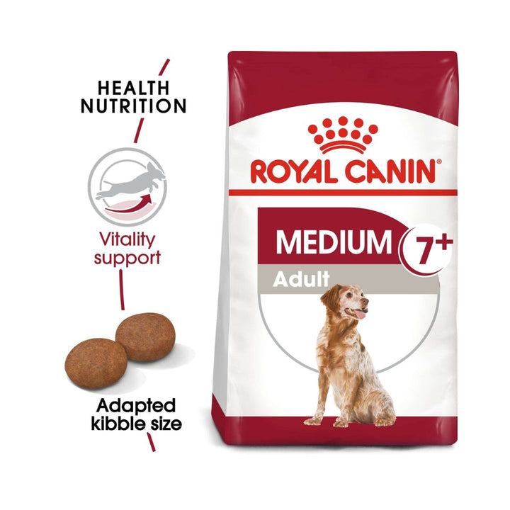 Royal Canin Medium Adult 7+ Dog Dry food For mature medium breed dogs 11 to 25 kg Over 7 years old 2.